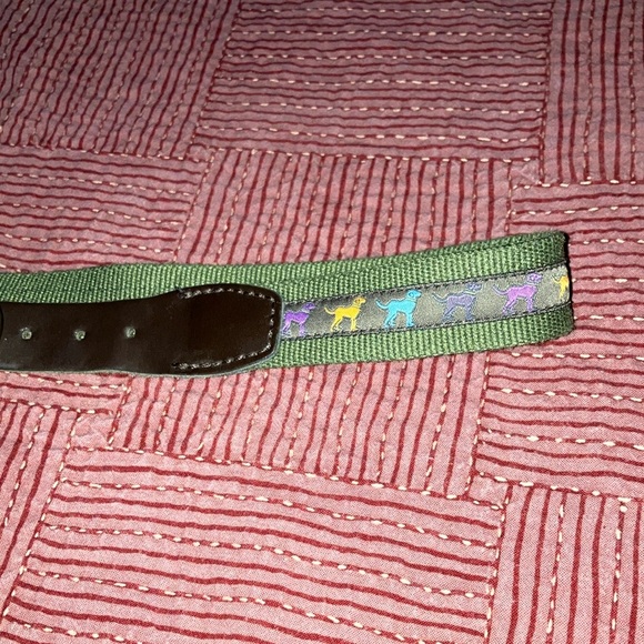 Joules Green Belt with Colorful Dog Patterns “safari belt” - Picture 4 of 10